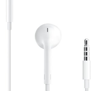 Apple EarPods Headphones with 3.5mm Plug, Wired Ear Buds with Built-in Remote to Control Music, Phone Calls, and Volume